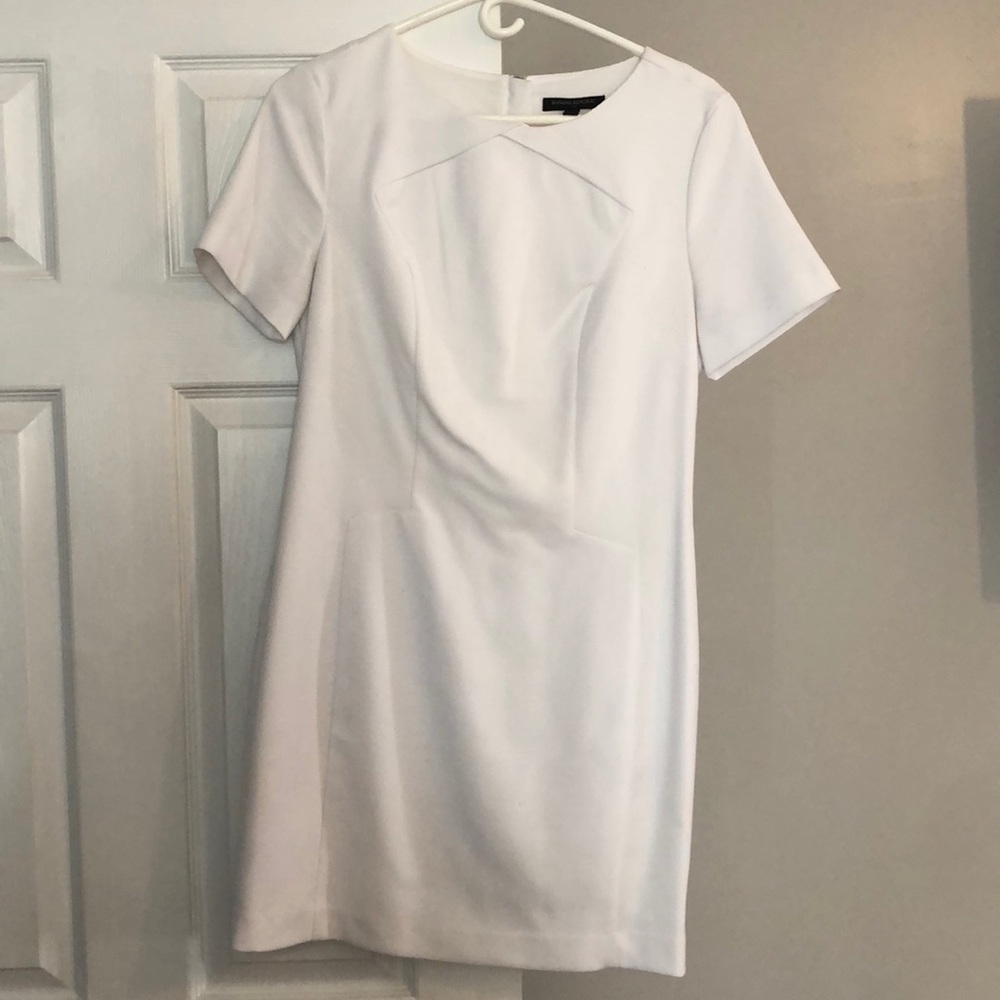 Banana republic white work dress